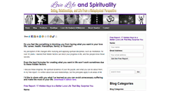 Desktop Screenshot of lovelifeandspirituality.com