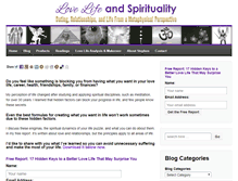 Tablet Screenshot of lovelifeandspirituality.com